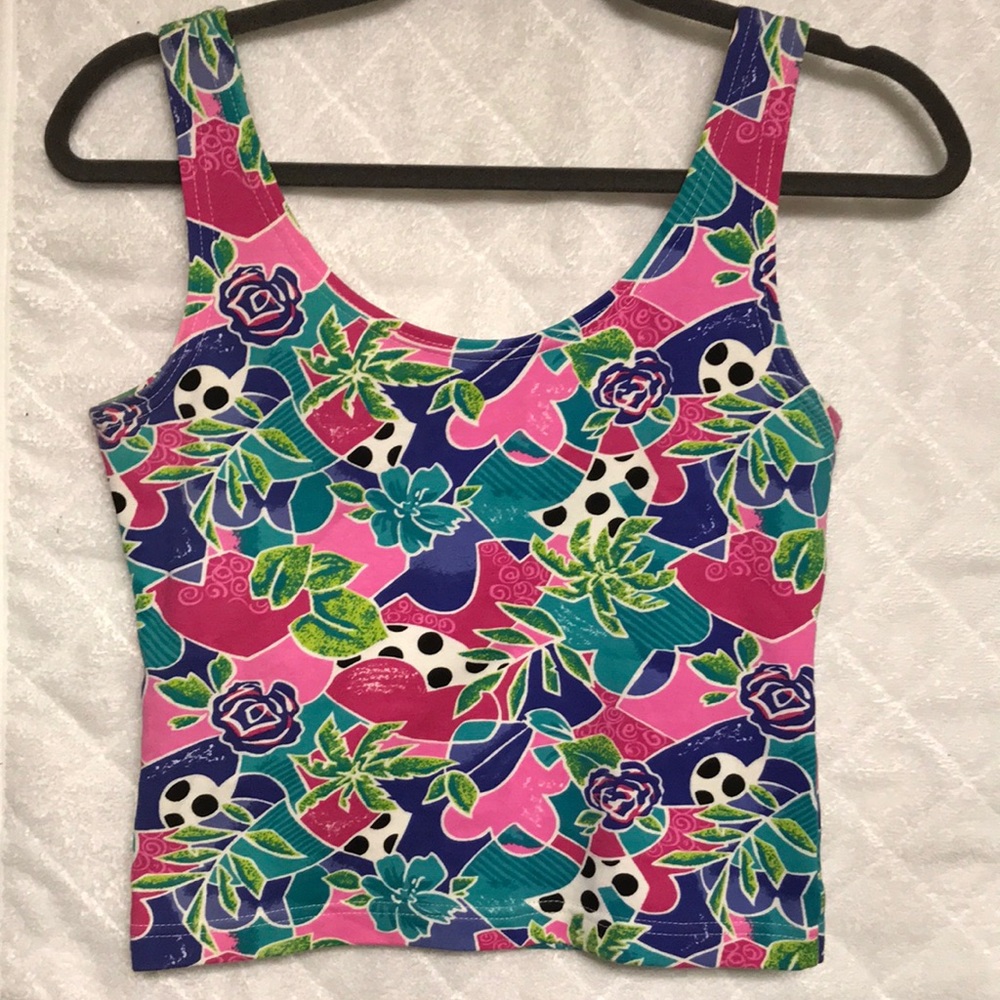 Neon Circa 1990 Crop top